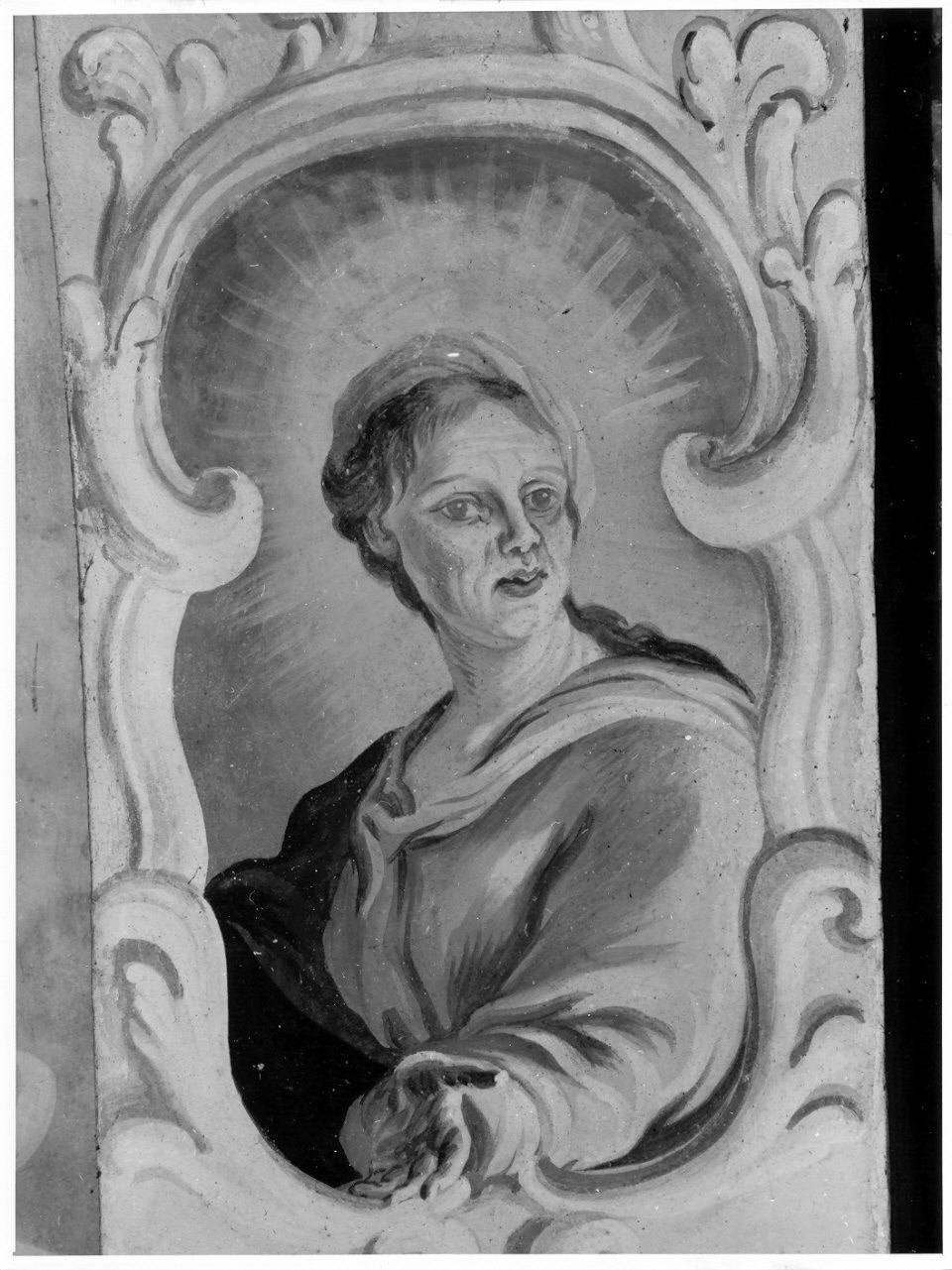 Santa (dipinto, elemento d'insieme) di Bianchi Pietro detto Bustino (attribuito) (inizio sec. XVIII)