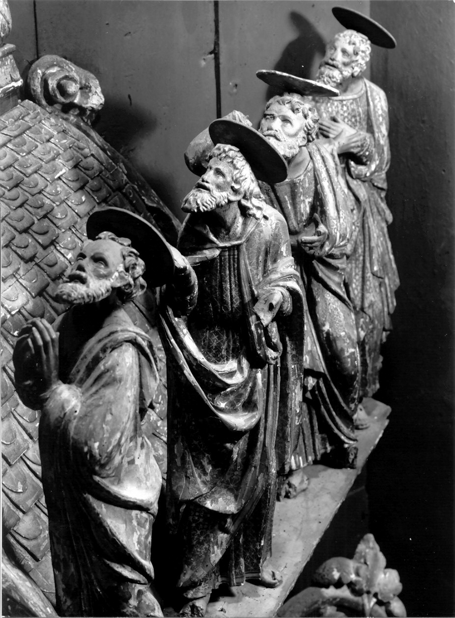 apostoli (gruppo scultoreo, elemento d'insieme) di Del Maino Giovanni Angelo, Ferrari Gaudenzio, Stella Fermo detto Fermo da Caravaggio (sec. XVI)