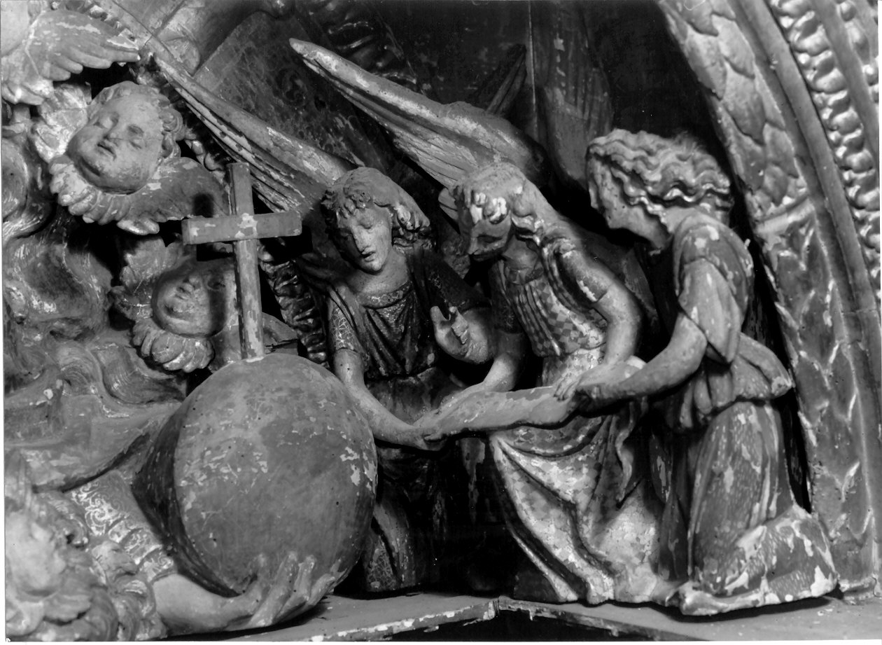angeli (gruppo scultoreo, elemento d'insieme) di Del Maino Giovanni Angelo, Ferrari Gaudenzio, Stella Fermo detto Fermo da Caravaggio (sec. XVI)