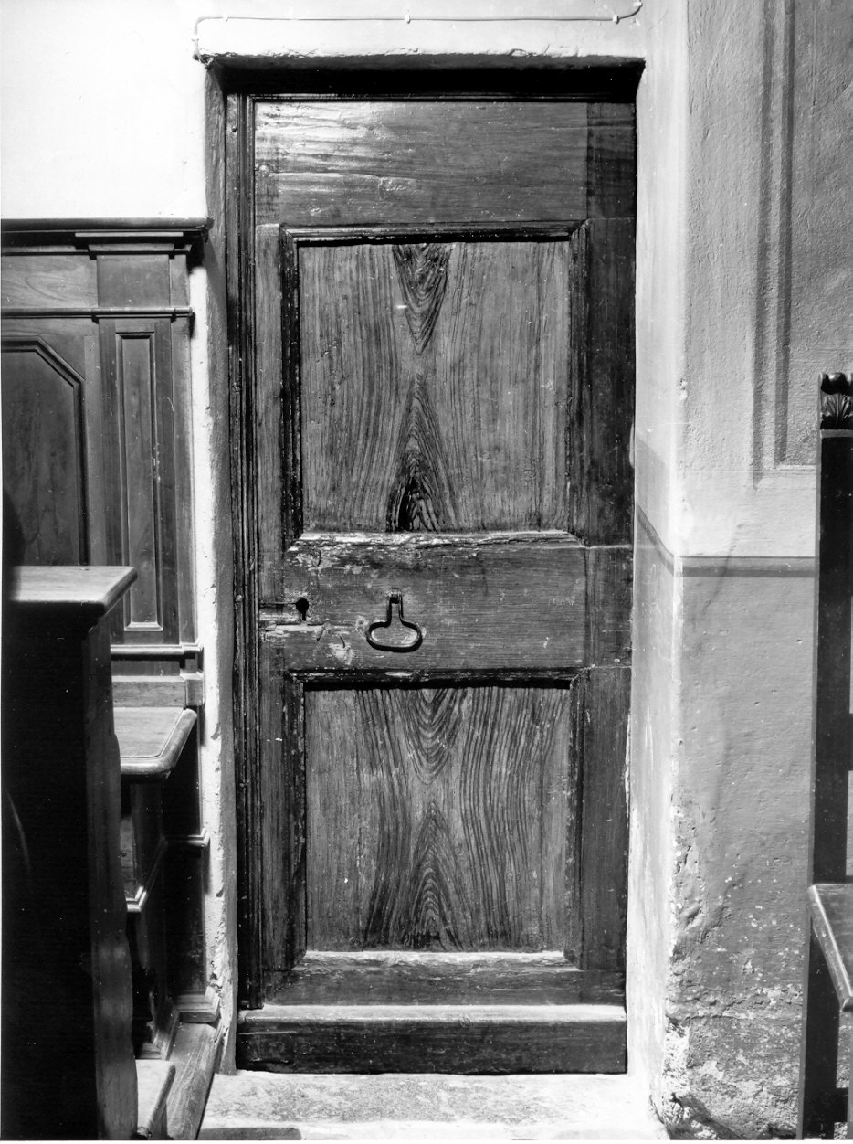 porta - ad un battente, opera isolata - ambito lombardo (sec. XVIII)