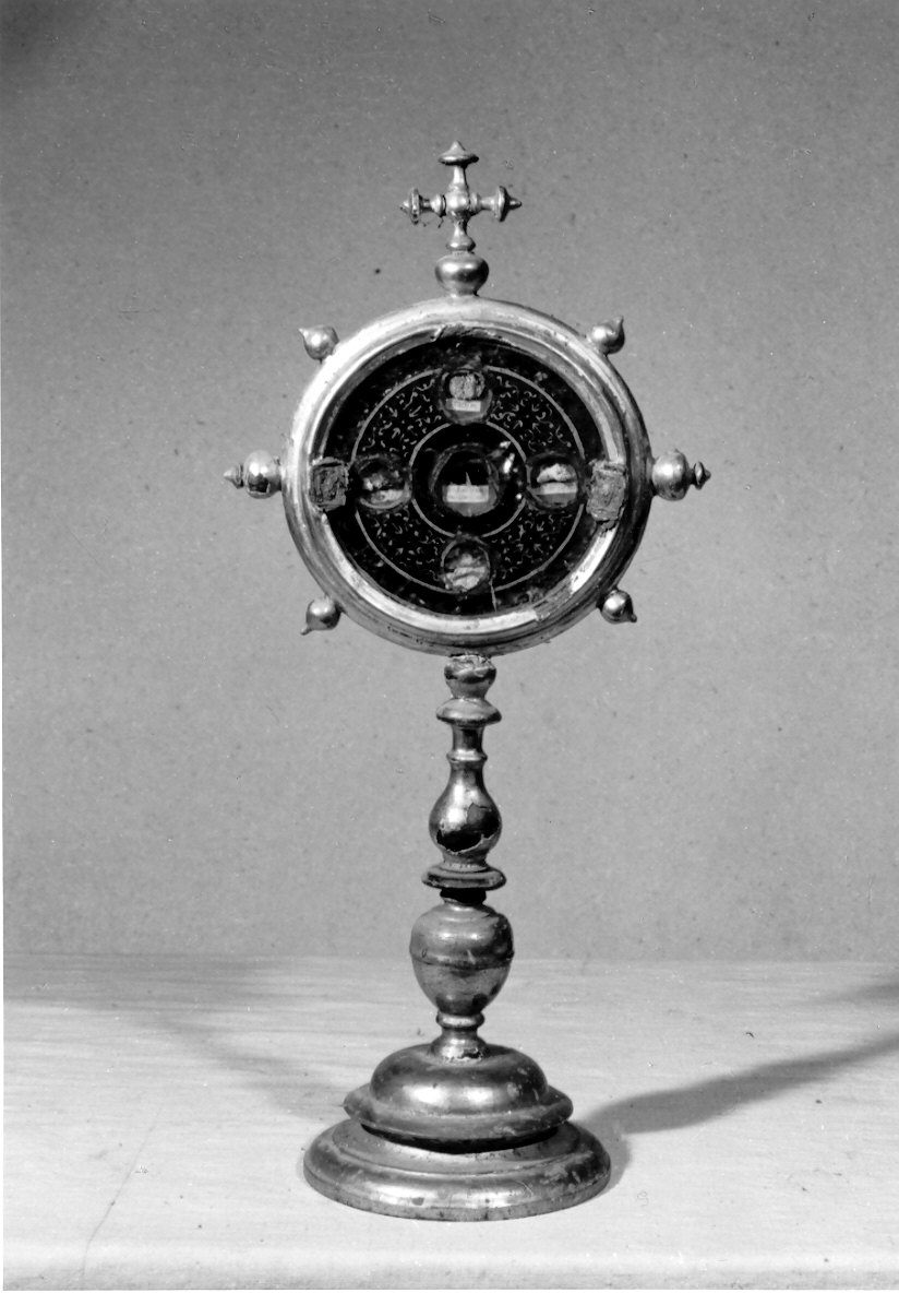 reliquiario, coppia - ambito lombardo (sec. XVII)