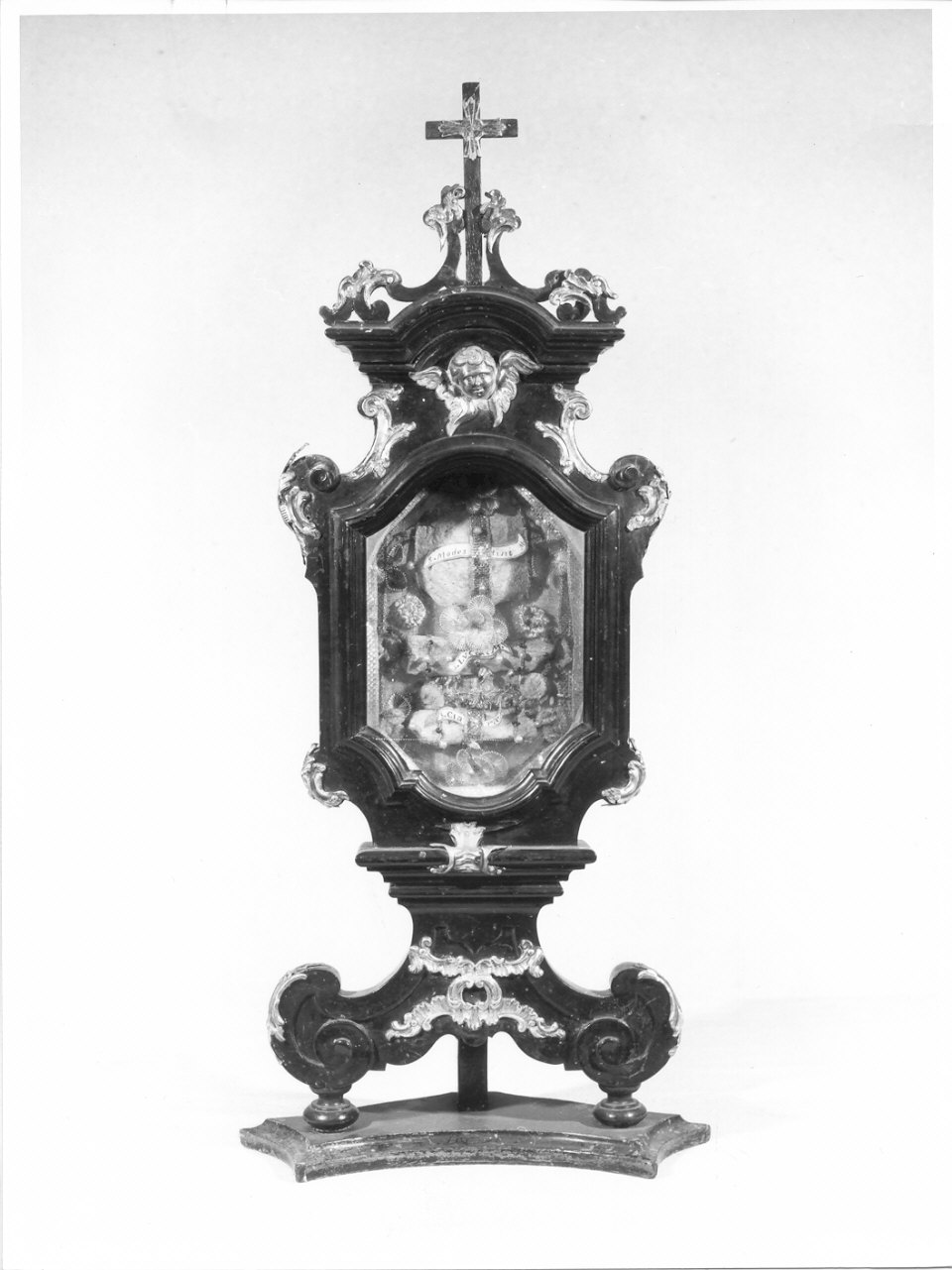 reliquiario - a ostensorio, coppia - ambito lombardo (ultimo quarto sec. XVII)