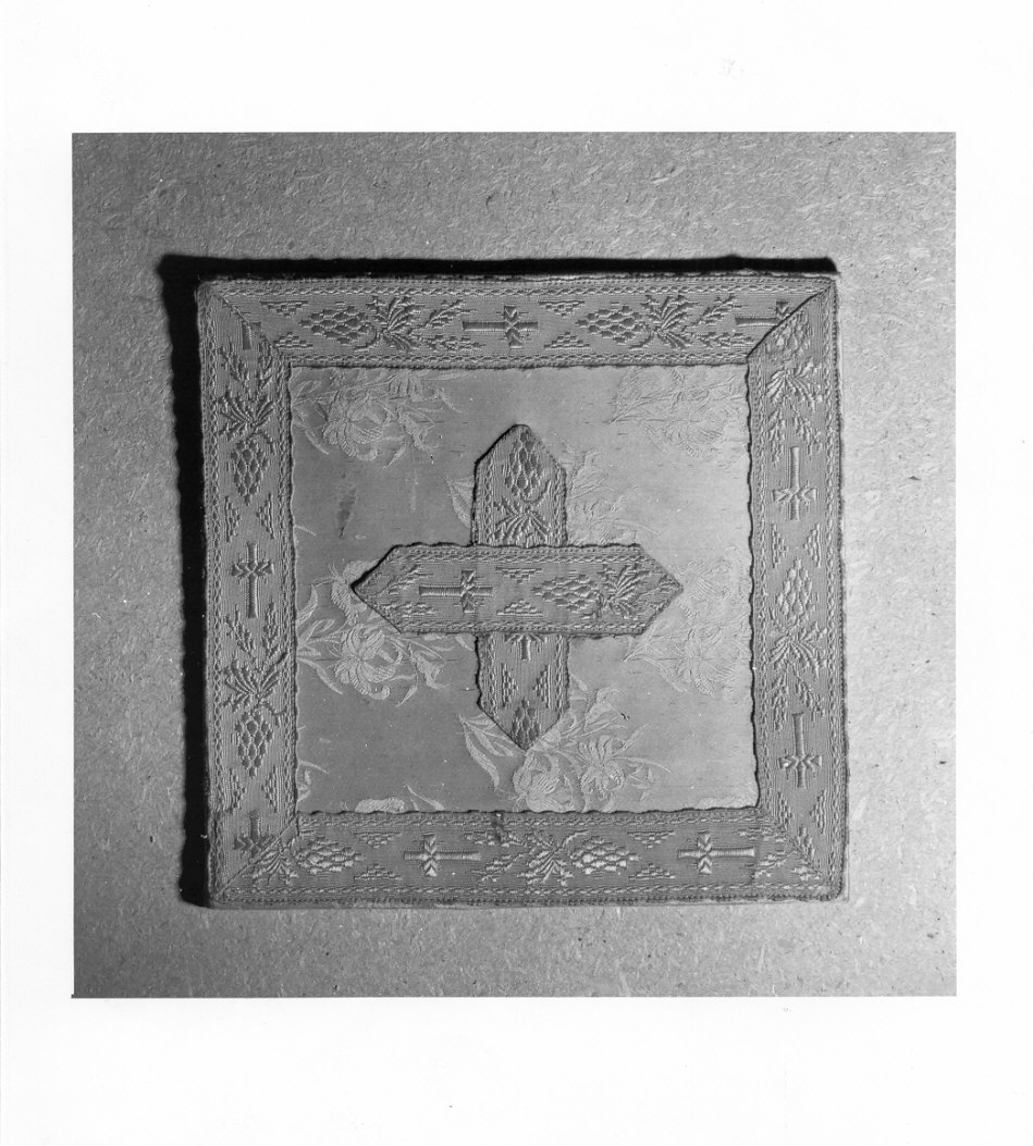 borsa del corporale, opera isolata - manifattura italiana (prima metà sec. XIX)