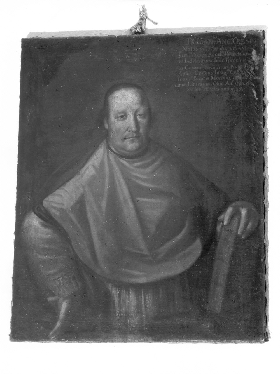 Ritratto del canonico Giovanni Angelo Crespi (dipinto, opera isolata) - ambito lombardo (sec. XVIII)