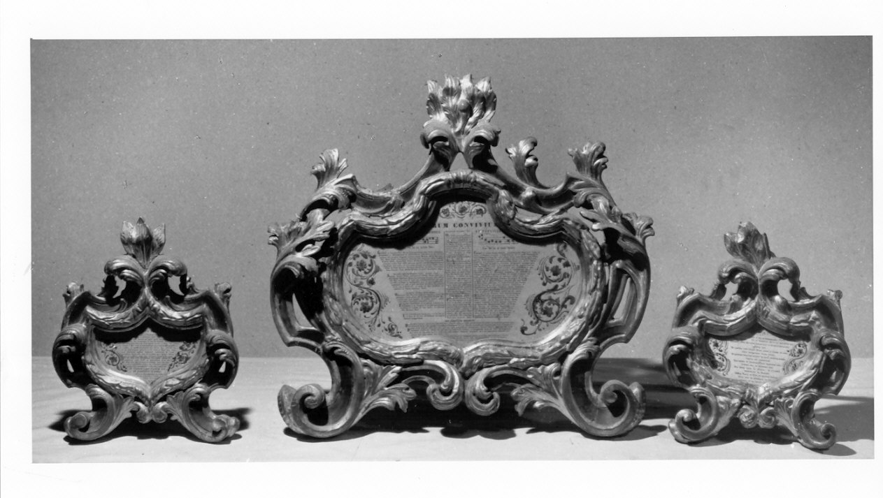 servizio di cartagloria, opera isolata - ambito lombardo (metà sec. XVIII)