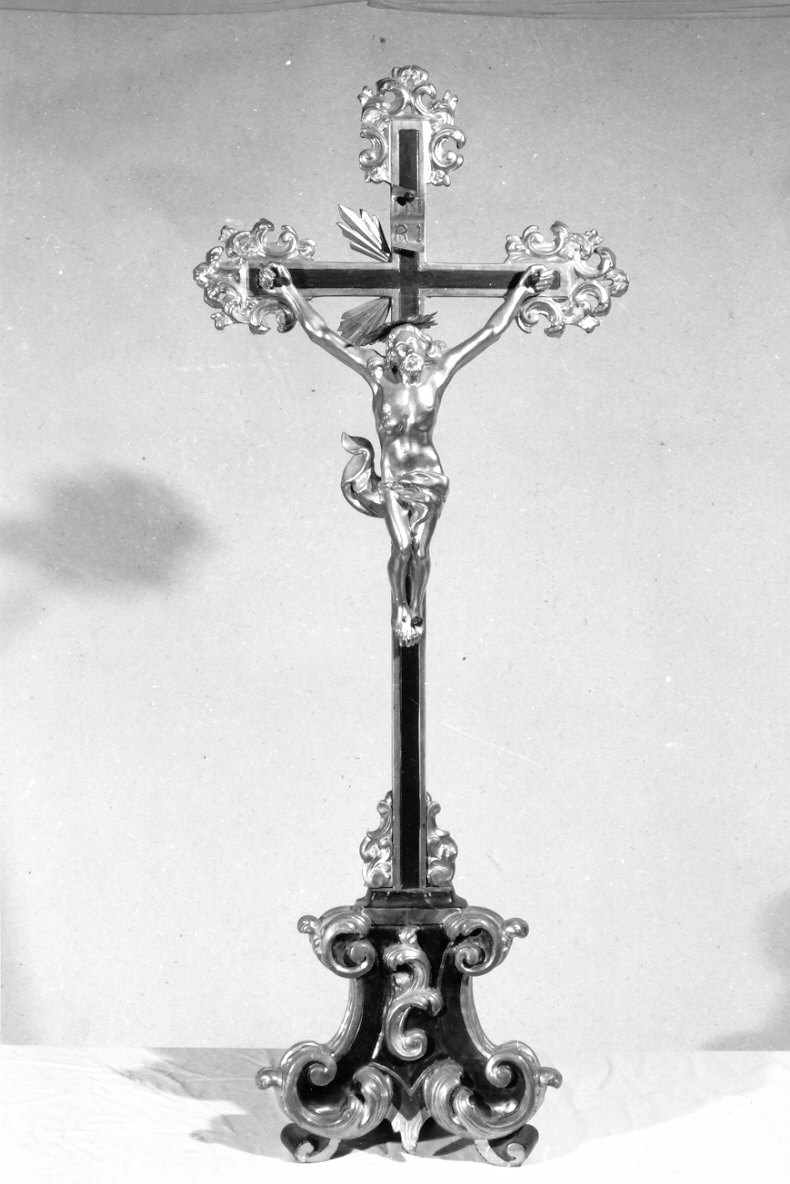 croce d'altare, opera isolata - ambito lombardo (sec. XVIII)