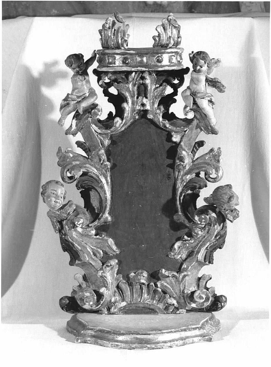 tronetto per esposizione eucaristica, opera isolata - ambito valtellinese (prima metà sec. XVIII)