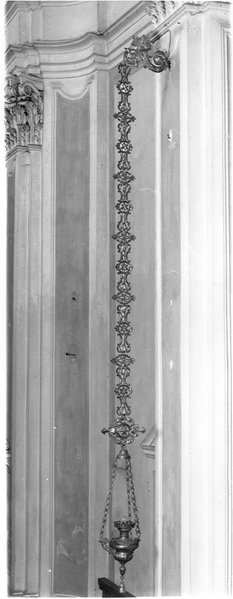 lampada pensile, coppia - bottega lombarda (sec. XIX)