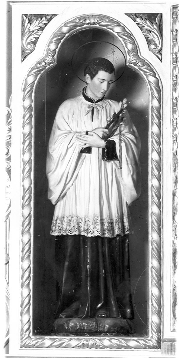 San Luigi Gonzaga (statua, elemento d'insieme) - bottega lombarda (seconda metà sec. XIX)