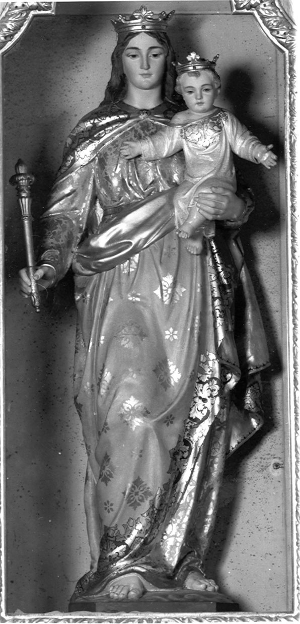 Madonna con Bambino (statua, elemento d'insieme) - bottega lombarda (seconda metà sec. XIX)