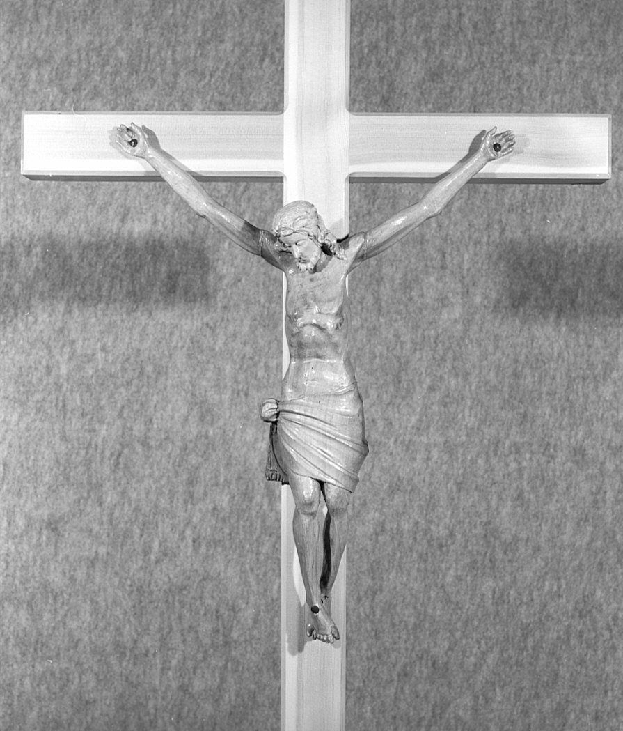 crocifisso - ambito valtellinese (sec. XIX)