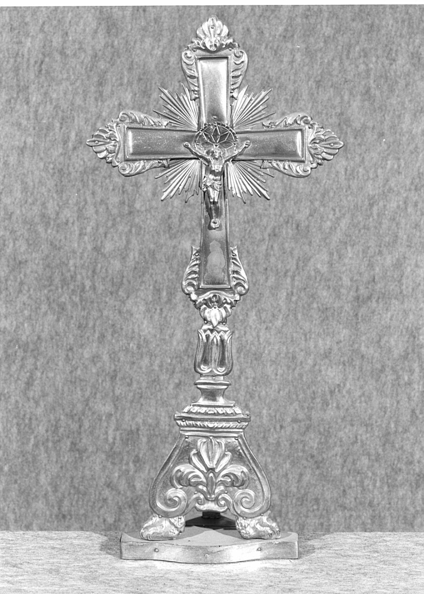 croce d'altare - ambito lombardo (fine/inizio secc. XIX/ XX)