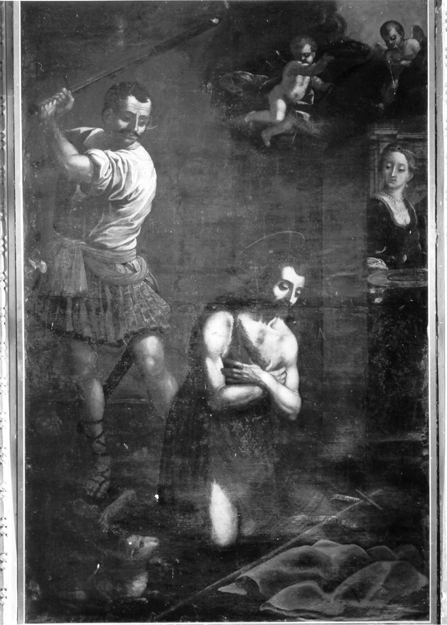 decapitazione di San Giovanni Battista (dipinto, elemento d'insieme) - ambito lombardo (sec. XVII)