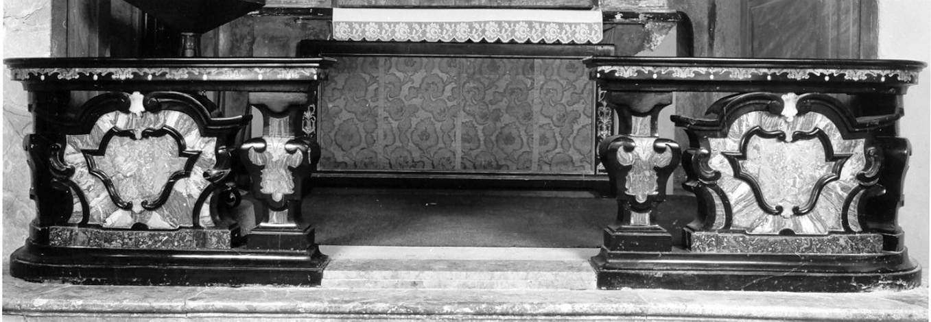 balaustrata di cappella - ambito lombardo (sec. XVIII)