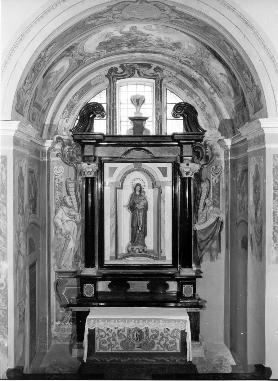 Maria Assunta/ Profeti/ angeli (dipinto, ciclo) di Ligari Cesare, Ligari Giovanni Pietro (sec. XVIII)