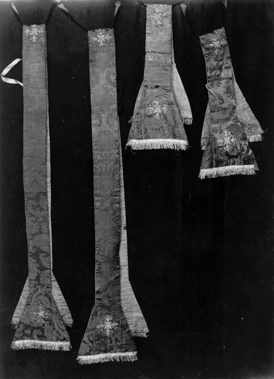 stola, elemento d'insieme - manifattura Italia settentrionale (fine/inizio secc. XVI/ XVII)