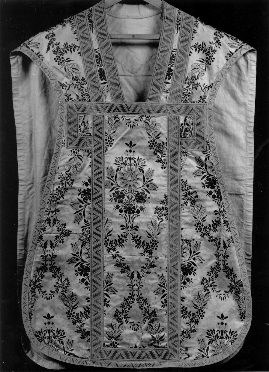 paramento liturgico, insieme - manifattura italiana (seconda metà sec. XIX)