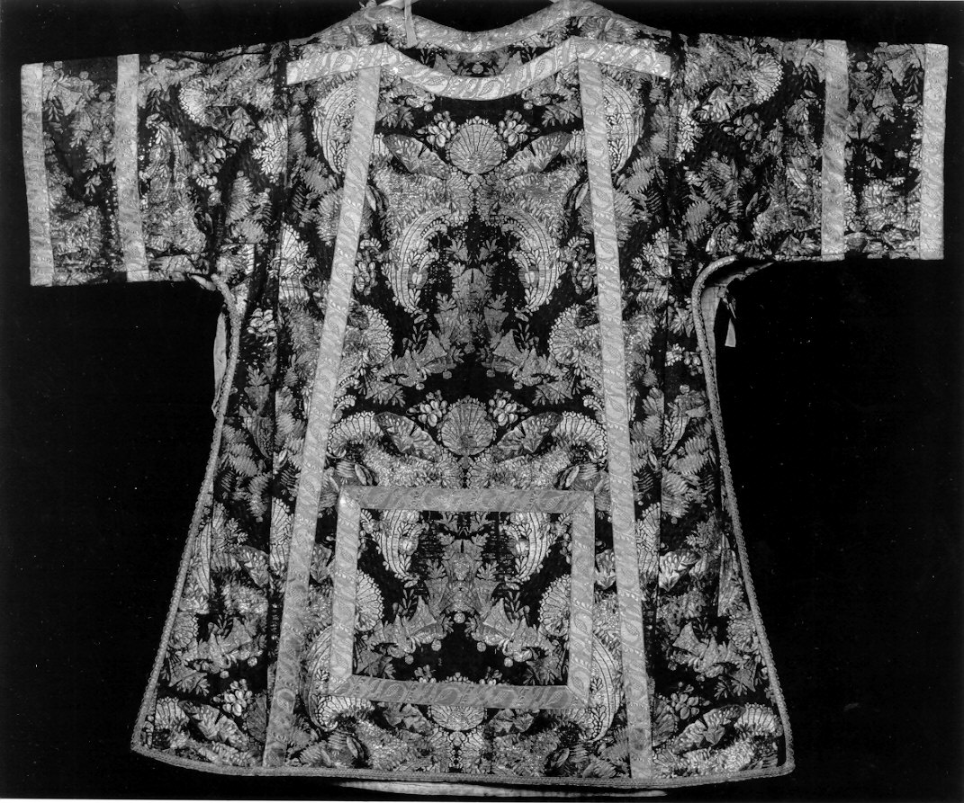 tunicella, elemento d'insieme - manifattura Italia settentrionale (metà sec. XVIII)