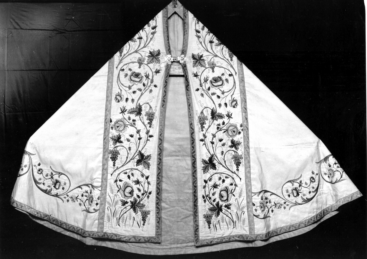 paramento liturgico, insieme - manifattura italiana (fine/inizio secc. XIX/ XX)