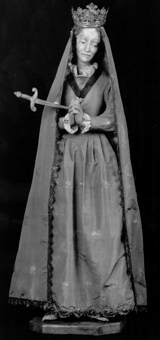 addobbo di statua - ambito lombardo (sec. XVIII)