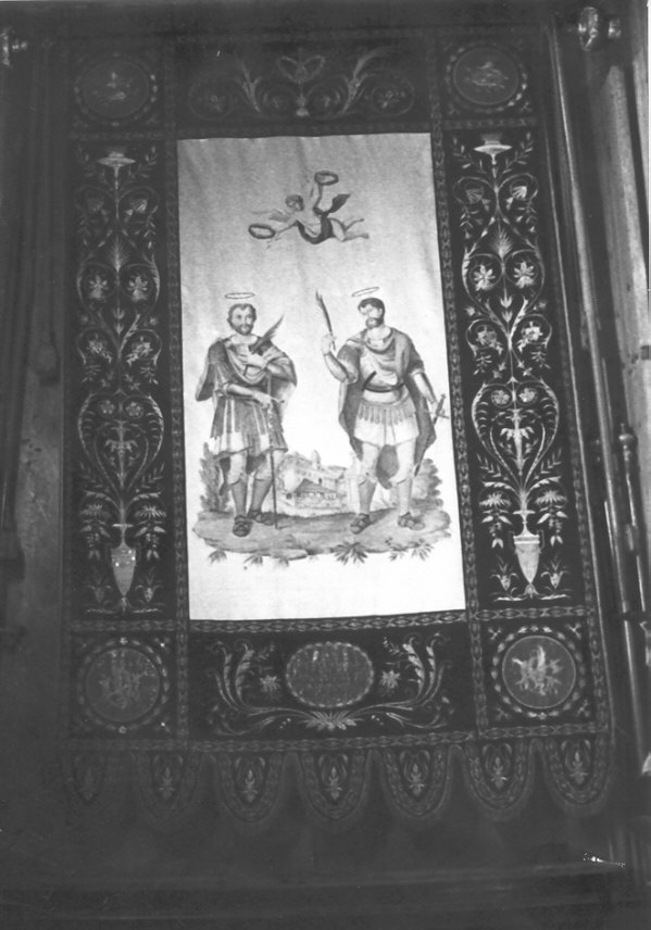 stendardo processionale di Bresciani Angelo (sec. XIX)