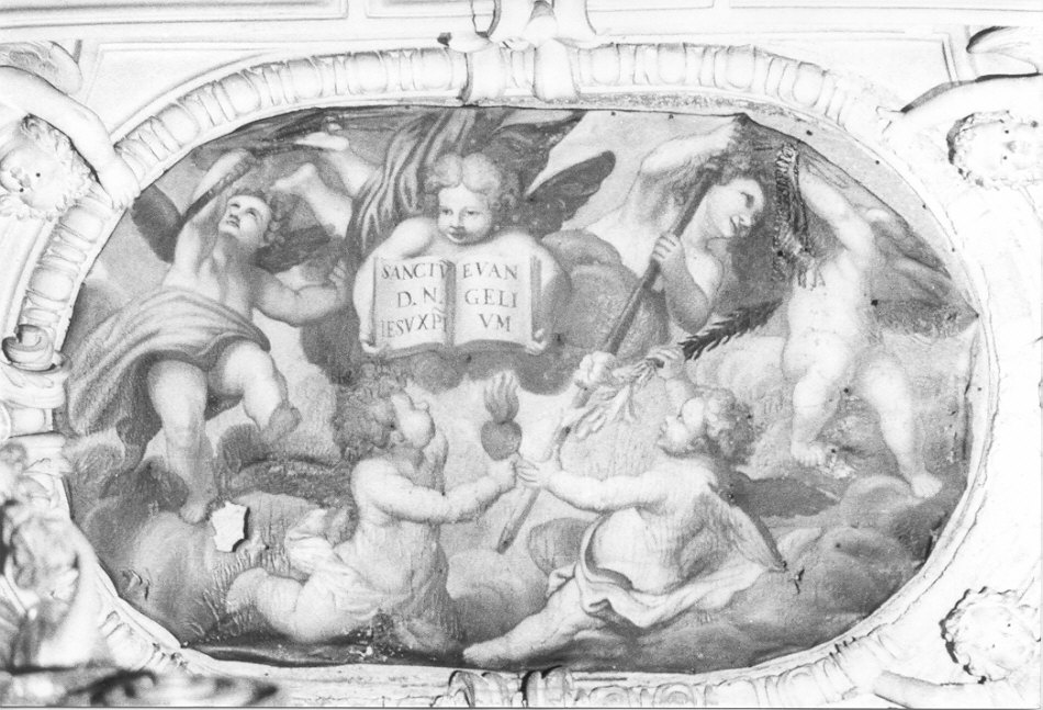 angeli (dipinto, elemento d'insieme) - ambito lombardo (seconda metà sec. XVII)