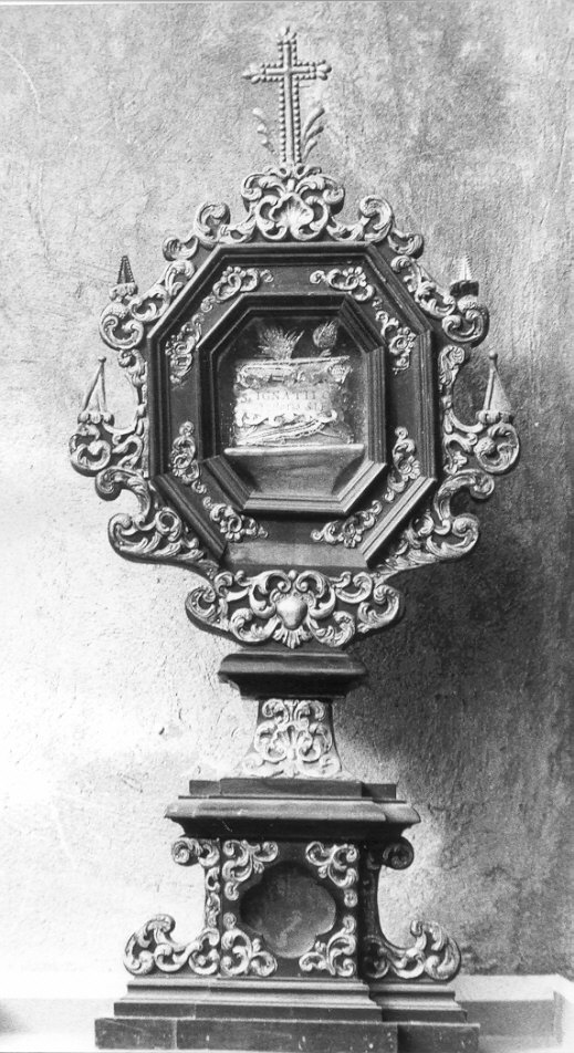 reliquiario, coppia - ambito lombardo (sec. XVIII)
