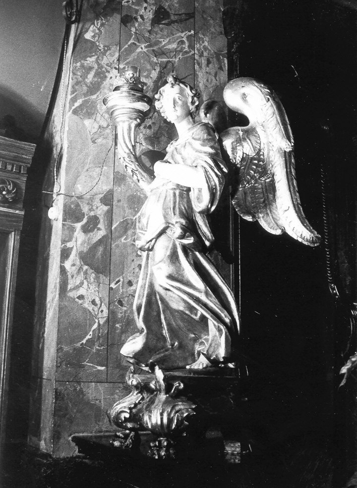 candelabro - a statua, coppia - ambito lombardo (sec. XVIII)