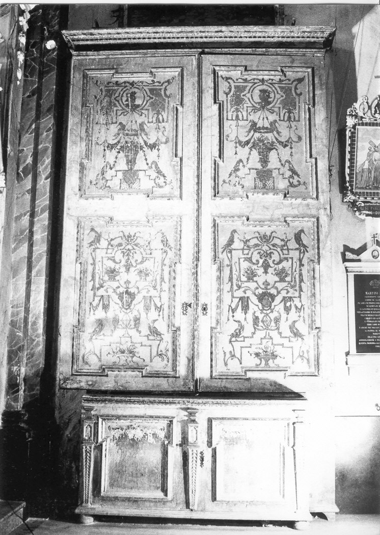 armadio - ambito lombardo (sec. XVII)