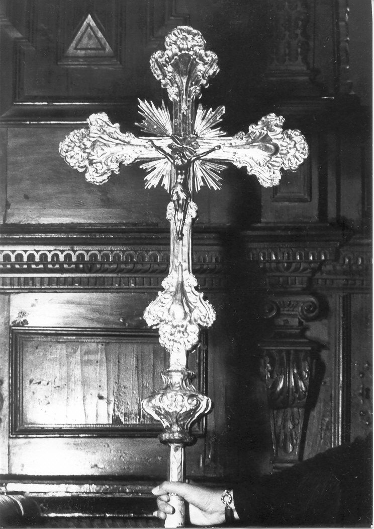 croce processionale - ambito lombardo (sec. XVIII)