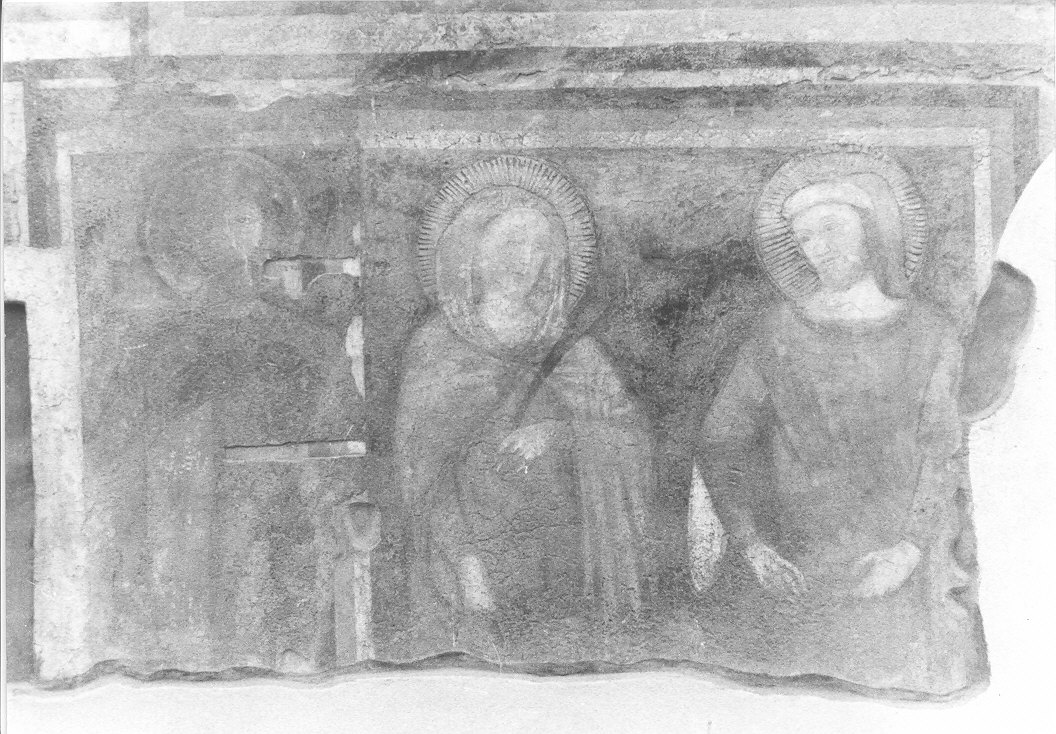 Santi (dipinto, elemento d'insieme) - ambito lombardo (sec. XIV)