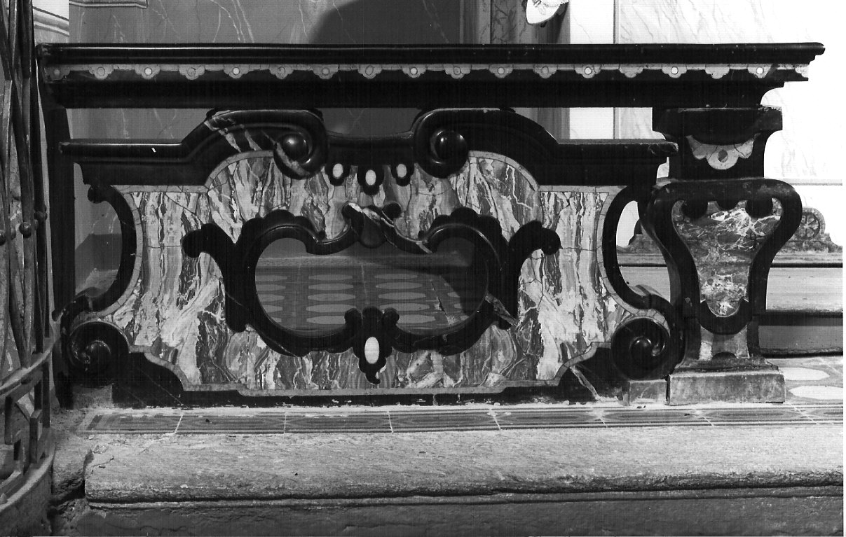 balaustrata - bottega lombarda (sec. XVIII)