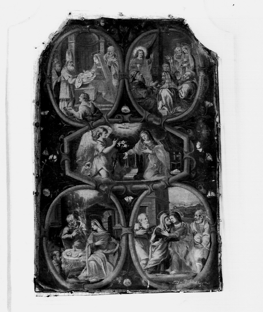 misteri del rosario (dipinto) - ambito lombardo (seconda metà sec. XVII)