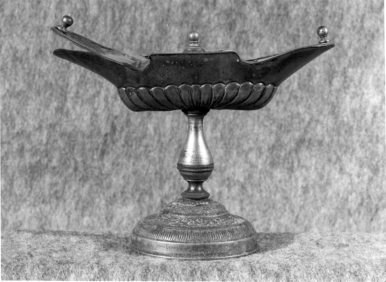 navicella portaincenso, opera isolata - bottega lombarda (sec. XIX)