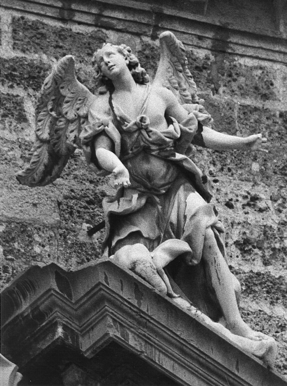 angelo (statua, coppia) - bottega lombarda (sec. XVIII)