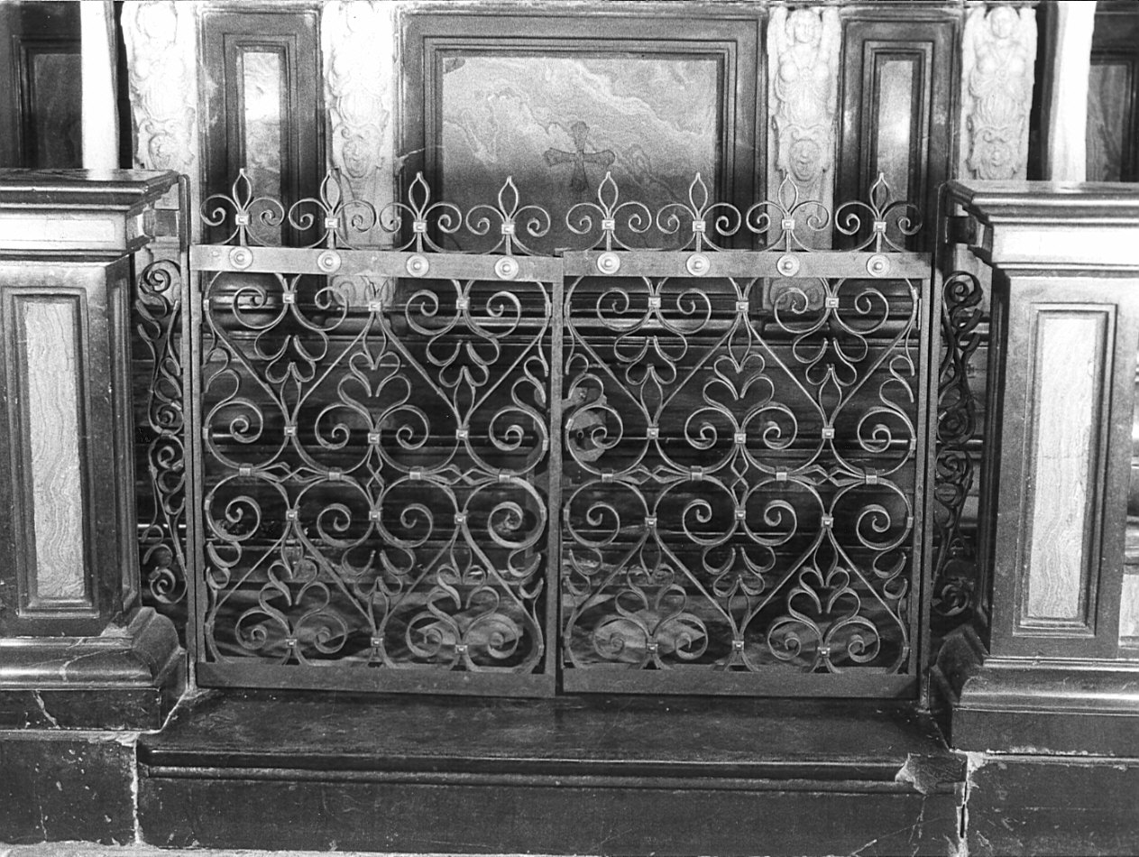 cancello di balaustrata, opera isolata - bottega lombarda (sec. XIX)