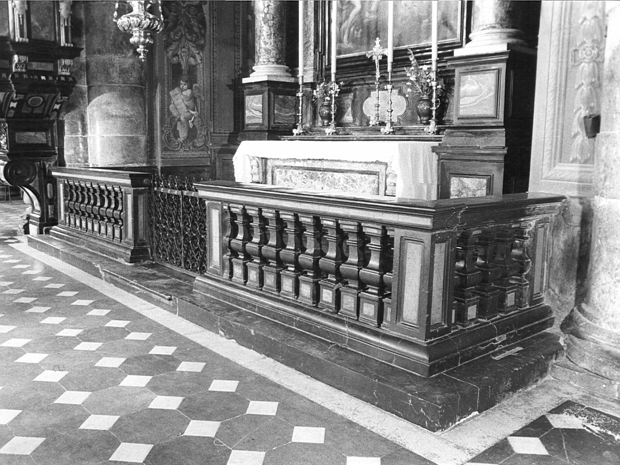 balaustrata, opera isolata - bottega bergamasca (metà sec. XVII)