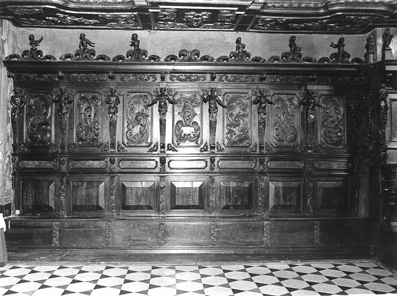 bancale, insieme di Sanz Giovanni Antonio (attribuito) (fine/inizio secc. XVII/ XVIII)