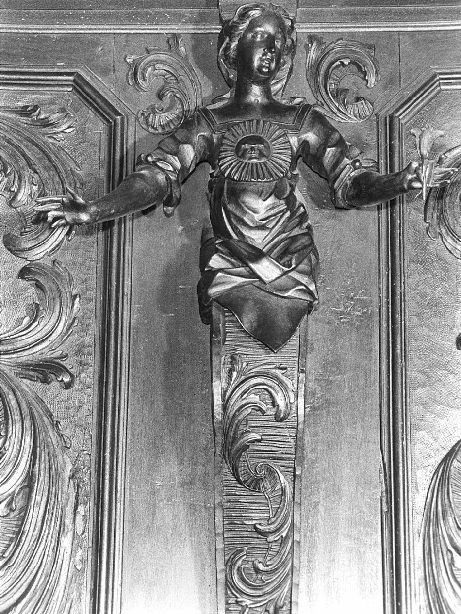 Virtù (cariatide, elemento d'insieme) di Sanz Giovanni Antonio (attribuito) (fine/inizio secc. XVII/ XVIII)