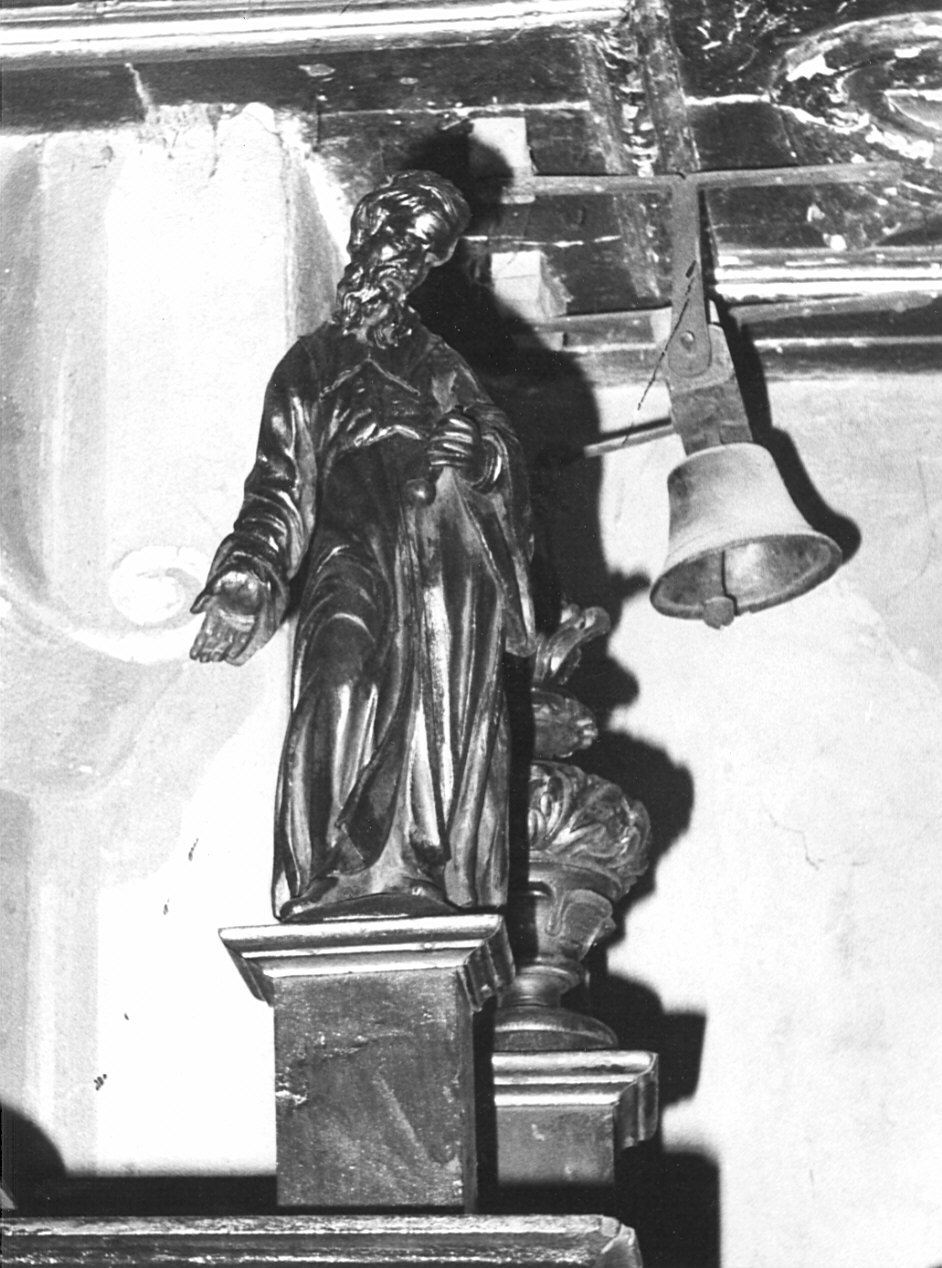 figura maschile allegorica (statua, elemento d'insieme) di De Scarattis Bernardino (attribuito) (sec. XVI)
