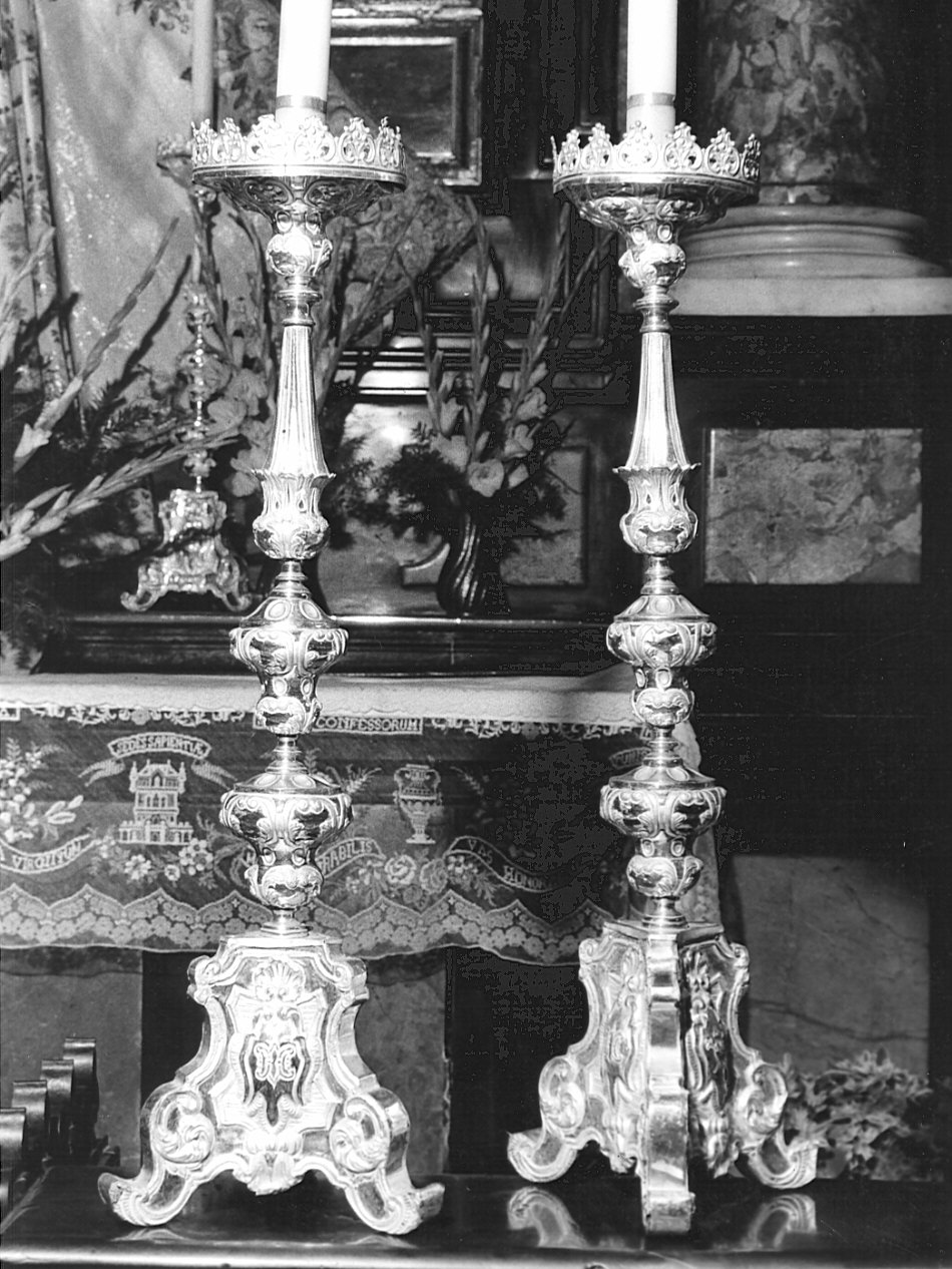 candeliere, serie - bottega lombarda (sec. XVIII)