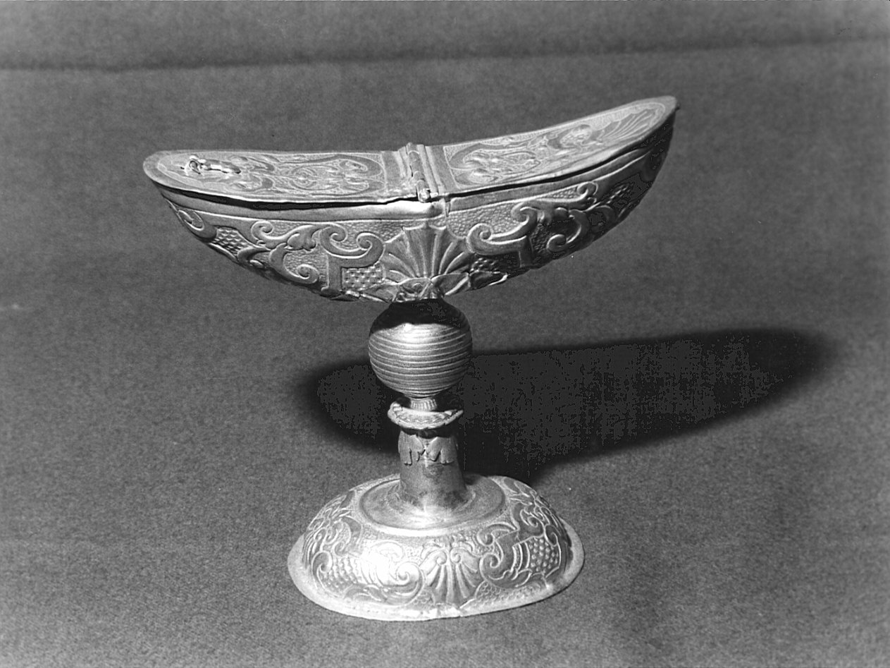 navicella portaincenso, opera isolata - bottega lombarda (sec. XVIII)