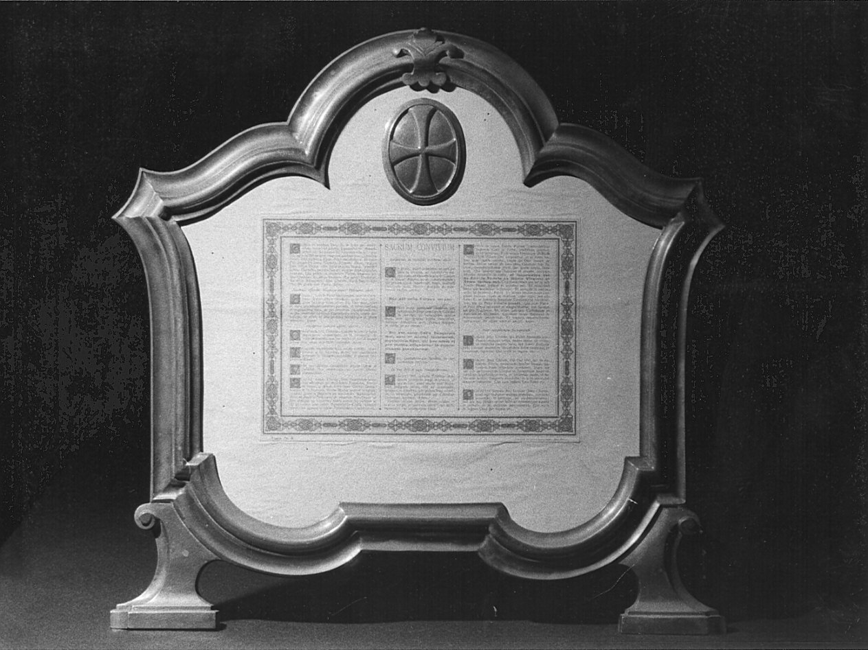 cartagloria, opera isolata - bottega lombarda (metà sec. XVIII)