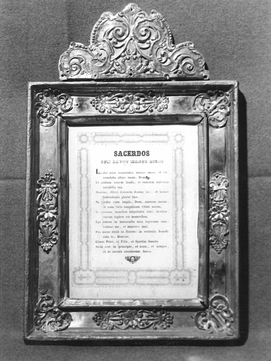 cartagloria, serie - bottega lombarda (ultimo quarto sec. XVIII)
