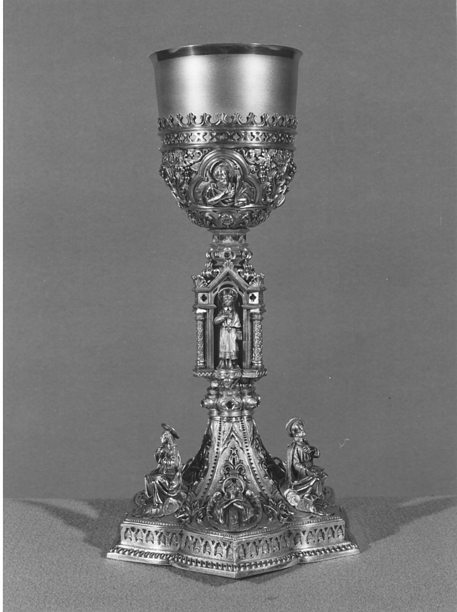 calice, opera isolata - bottega lombarda (sec. XX)