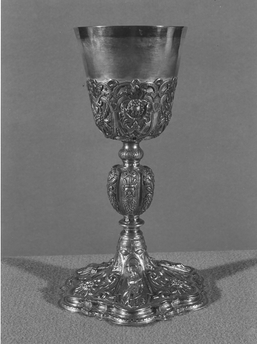calice, opera isolata - bottega lombarda (sec. XVII, sec. XX)