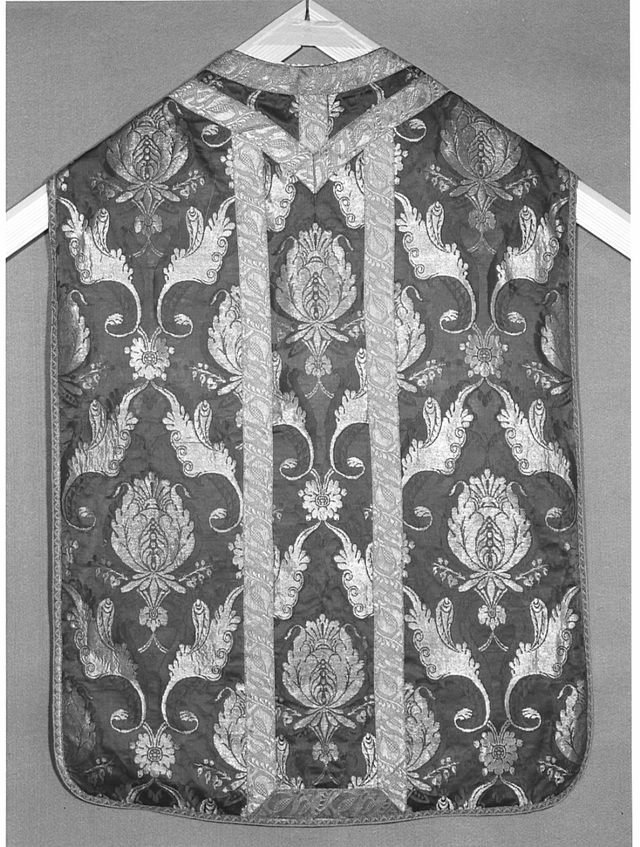 paramento liturgico, insieme - manifattura italiana (metà sec. XIX)