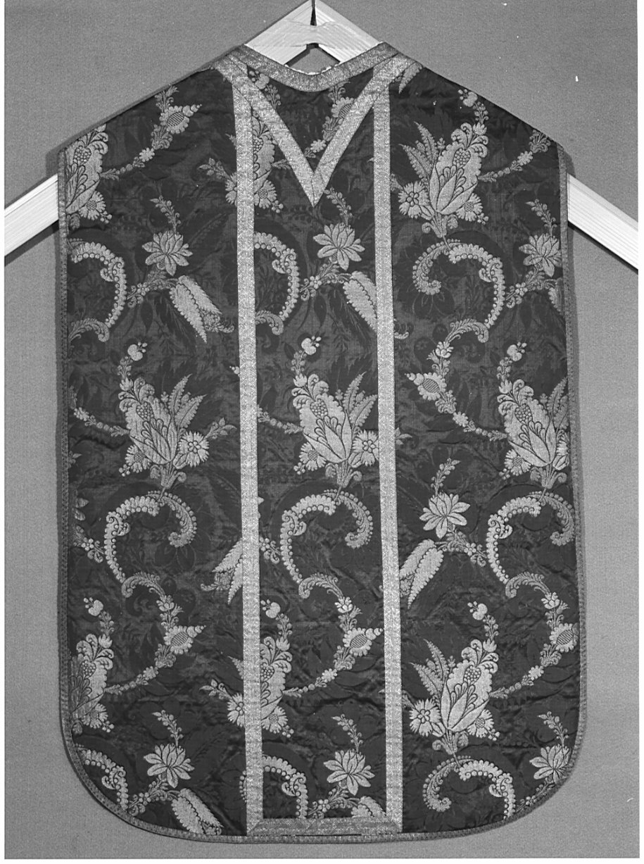 paramento liturgico, insieme - manifattura italiana (seconda metà sec. XIX)