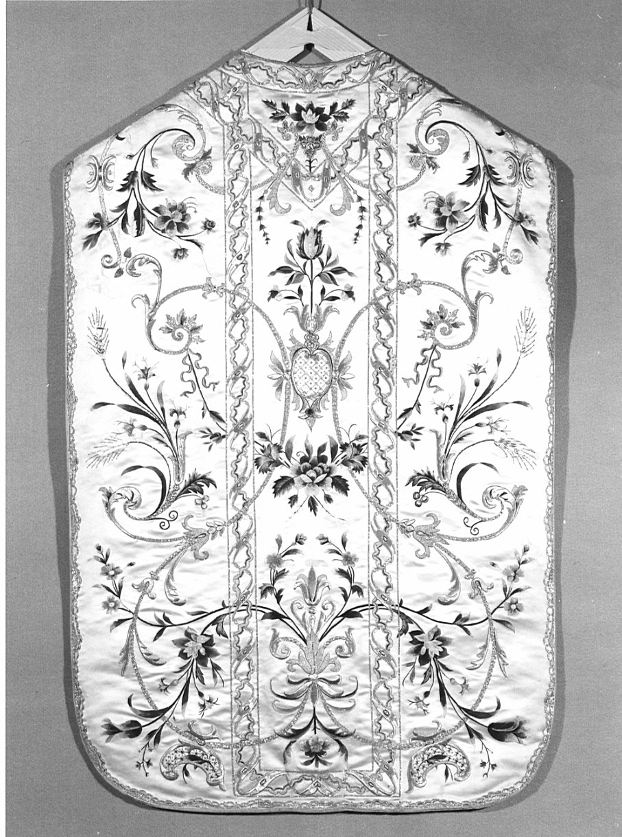 paramento liturgico, insieme - manifattura italiana (prima metà sec. XIX)