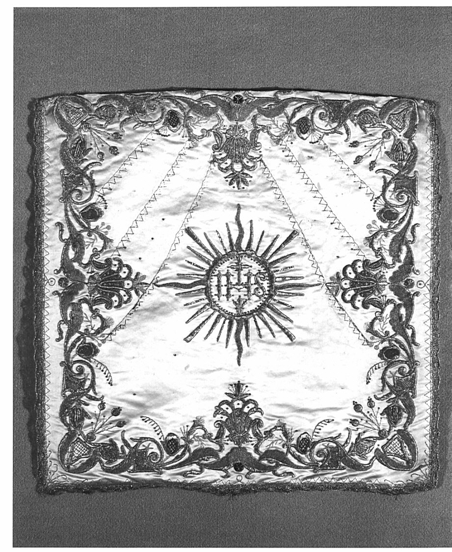 velo di calice, opera isolata - manifattura italiana (metà sec. XVIII)